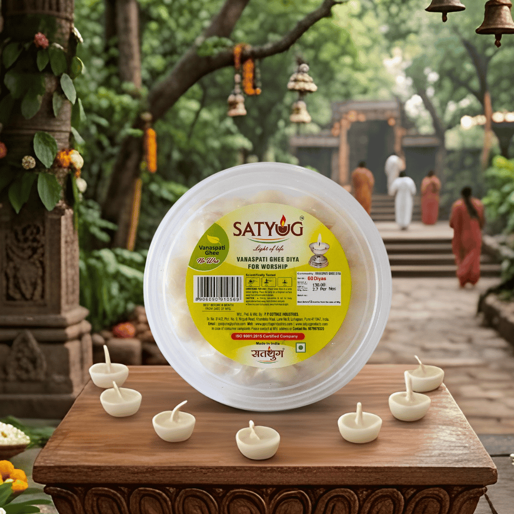Vanaspati Ghee Diya (pack of 60)